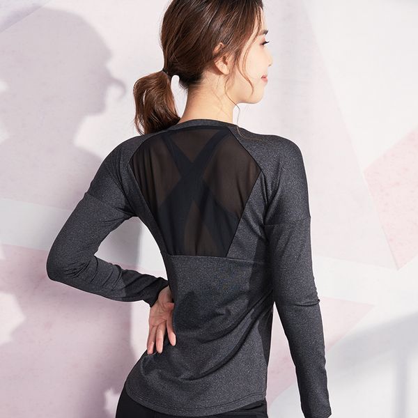 willarde new mesh spliced shirts long sleeve yoga breathable running tees femme sportswear, White;red
willarde new mesh spliced shirts long sleeve yoga breathable running tees femme sportswear, White;red