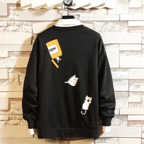 w119 new 19-year hong kong trendy men's loose w119 new 19-year sweater hong kong trendy sweater men's loose top, Black
w119 new 19-year hong kong trendy men's loose w119 new 19-year sweater hong kong trendy sweater men's loose top, Black