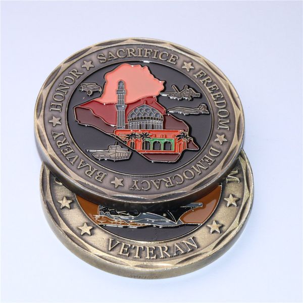 10pcs/lot operation iraqi om - iraq war veteran oif challenge coin metal crafts collection
10pcs/lot operation iraqi om - iraq war veteran oif challenge coin metal crafts collection