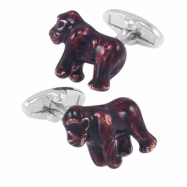 2020savoyshi novelty gorilla cufflinks for mens shirt cuff bottons brown red enamel cufflinks fashion brand men jewelry, Silver
2020savoyshi novelty gorilla cufflinks for mens shirt cuff bottons brown red enamel cufflinks fashion brand men jewelry, Silver