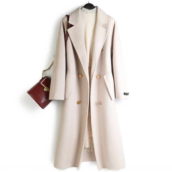 2020 new double-sided overcoat women's loose-fit shuang mian ni off season cotton-padded wool jacket wool woolen jacket, Black
2020 new double-sided overcoat women's loose-fit shuang mian ni off season cotton-padded wool jacket wool woolen jacket, Black