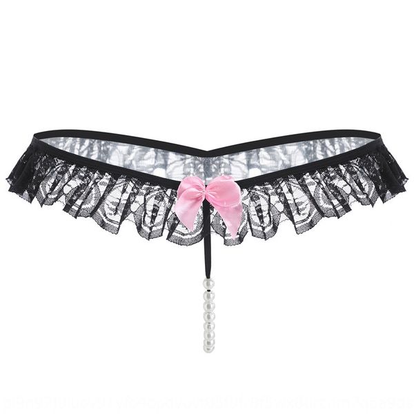 lace transparent thong pearl massage open massage underwear crotch underwear women's t-pants, Black;white
lace transparent thong pearl massage open massage underwear crotch underwear women's t-pants, Black;white