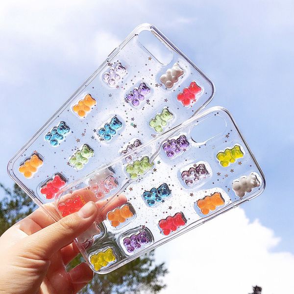 cute 3d candy colors bear phone case for iphone x xs max xr 8 8plus 7 7plus 6 6s plus 11 pro max se glitter soft cover
cute 3d candy colors bear phone case for iphone x xs max xr 8 8plus 7 7plus 6 6s plus 11 pro max se glitter soft cover