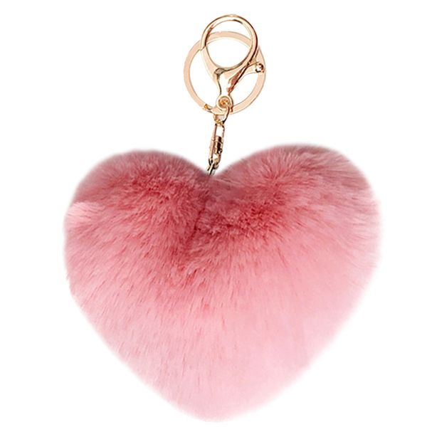 pom pom keychain lovely heart keychains women's faux rex rabbit fur ball key chains girl bag hang car key ring 2020 new, Silver
pom pom keychain lovely heart keychains women's faux rex rabbit fur ball key chains girl bag hang car key ring 2020 new, Silver