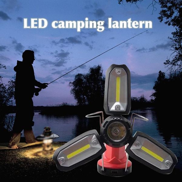 Led Camping Lantern Cob Survival Dimmable Usb Rechargeable Portable Led Camping Lantern