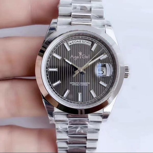 famous new men gold silver black green sky blue automatic mechanical stainless steel sapphire daydate watch day date 41mm, Slivery;brown
famous new men gold silver black green sky blue automatic mechanical stainless steel sapphire daydate watch day date 41mm, Slivery;brown