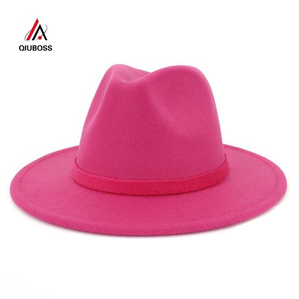 qiuboss men women white fedora hat solid color flat brim wool felt soft classical gentleman cap jazz hat cowboy hats, Blue;gray
qiuboss men women white fedora hat solid color flat brim wool felt soft classical gentleman cap jazz hat cowboy hats, Blue;gray