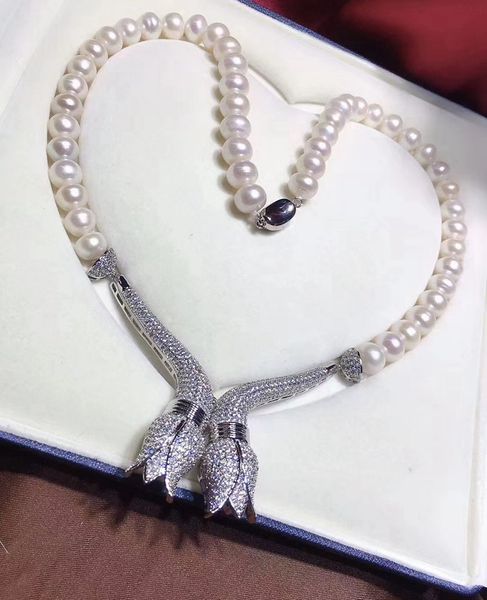 natural freshwater pearl necklace jewelry 925 sterling silver pearl choker necklaces for women gift wholesale
natural freshwater pearl necklace jewelry 925 sterling silver pearl choker necklaces for women gift wholesale