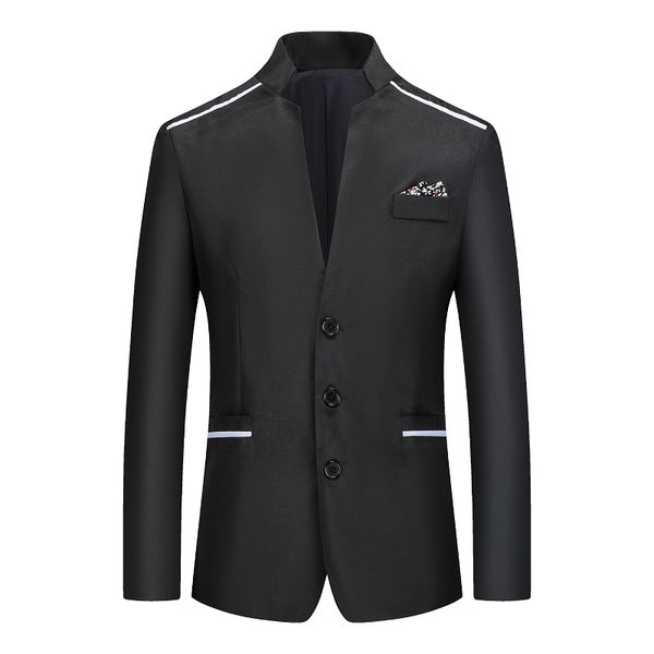 2020 chinese style business casual stand men jacket new collar male blazer slim mens blazer jacket plus size 3xl, White;black
2020 chinese style business casual stand men jacket new collar male blazer slim mens blazer jacket plus size 3xl, White;black