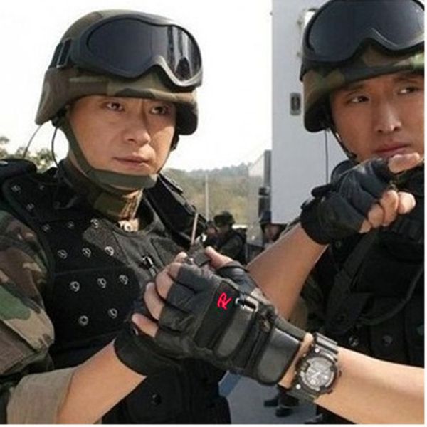 men' half finger standard fitness anti-skid sports soldier riding tactics outdoor training pu leather gloves and gloves, Blue;gray
men' half finger standard fitness anti-skid sports soldier riding tactics outdoor training pu leather gloves and gloves, Blue;gray