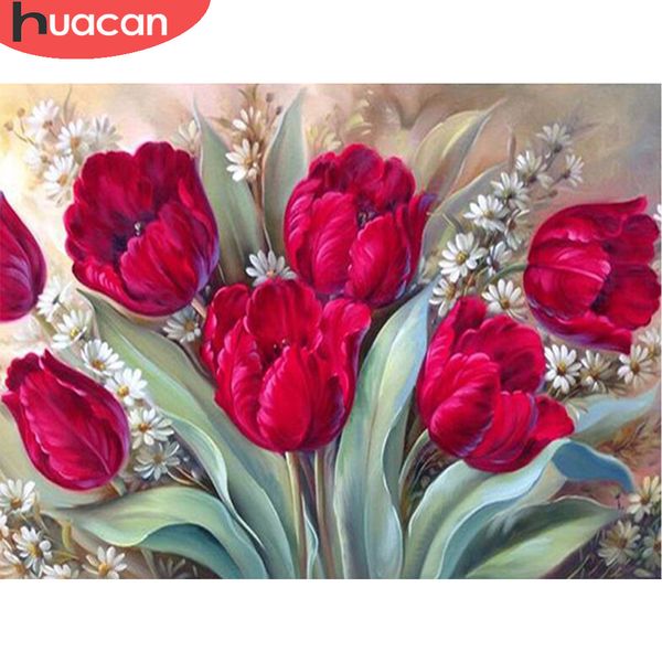 huacan full square/round diamond painting tulip flowers 5d diamond art embroidery handmade home decor sale
huacan full square/round diamond painting tulip flowers 5d diamond art embroidery handmade home decor sale