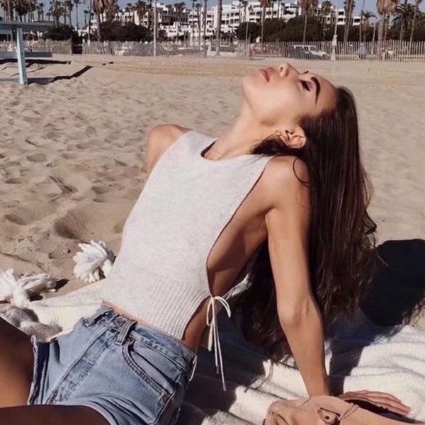 ins 2018 summer dress european and american red blogger side lace-up sleeveless high waist navel short knitted vest vest sale, Black;white
ins 2018 summer dress european and american red blogger side lace-up sleeveless high waist navel short knitted vest vest sale, Black;white