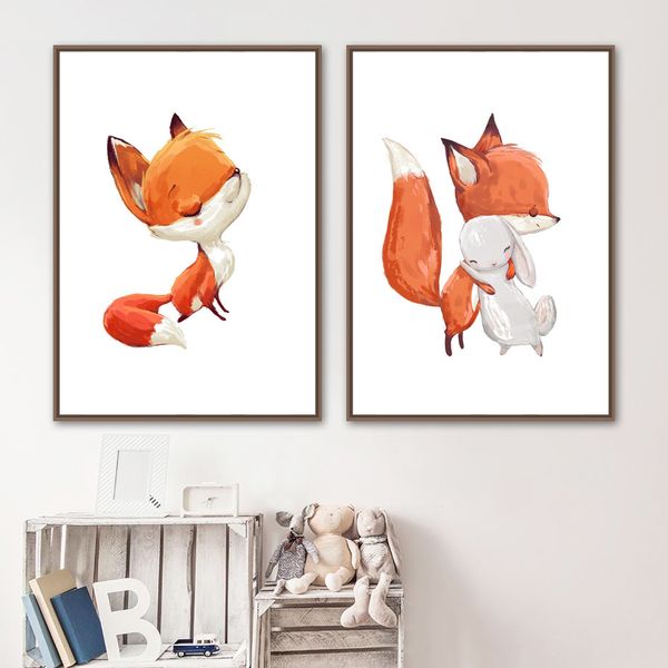 nordic watercolor fox банни животные wall art холст живопись мультфильм плакаты и печать детского настенного picture for kids room decor
nordic watercolor fox банни животные wall art холст живопись мультфильм плакаты и печать детского настенного picture for kids room decor