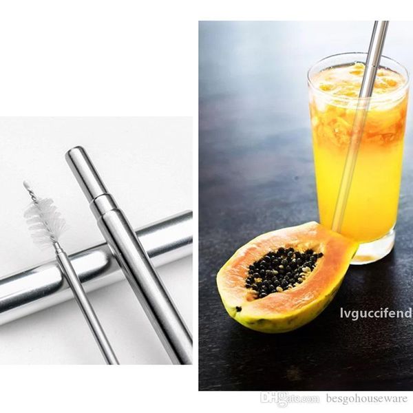stainless steel telescopic straw set 5 colors portable outdoor travel clean brush straw reusable eco-friendly metal case straw set bh1939 zx
stainless steel telescopic straw set 5 colors portable outdoor travel clean brush straw reusable eco-friendly metal case straw set bh1939 zx