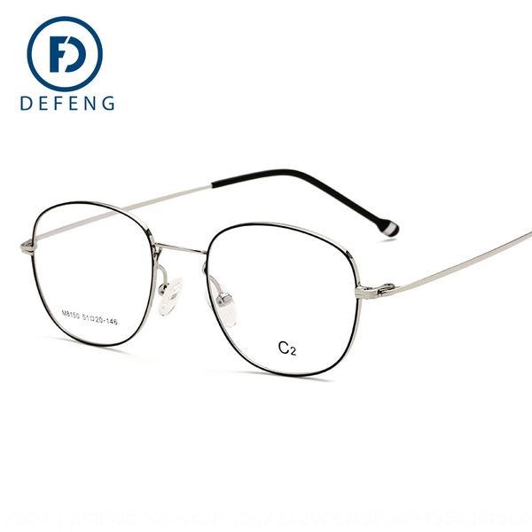 deyi new m8150 fresh and artistic plain men's metal myopia myopia glasses glasses frame women's kick-off stainless steel oval, Silver
deyi new m8150 fresh and artistic plain men's metal myopia myopia glasses glasses frame women's kick-off stainless steel oval, Silver