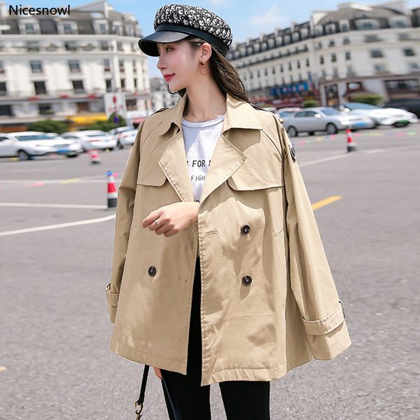 fashion women solid loose comfortable trench new arrival autumn winter double breasted temperamental cute lovely outerwear coat, Tan;black
fashion women solid loose comfortable trench new arrival autumn winter double breasted temperamental cute lovely outerwear coat, Tan;black