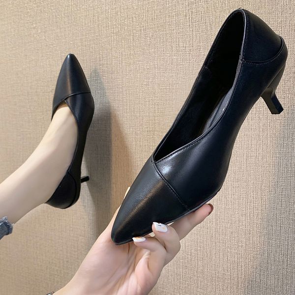 women sandals 2020 thin heel pointed single shoes high-heeled shoes female temperament sandal summer, Black
women sandals 2020 thin heel pointed single shoes high-heeled shoes female temperament sandal summer, Black
