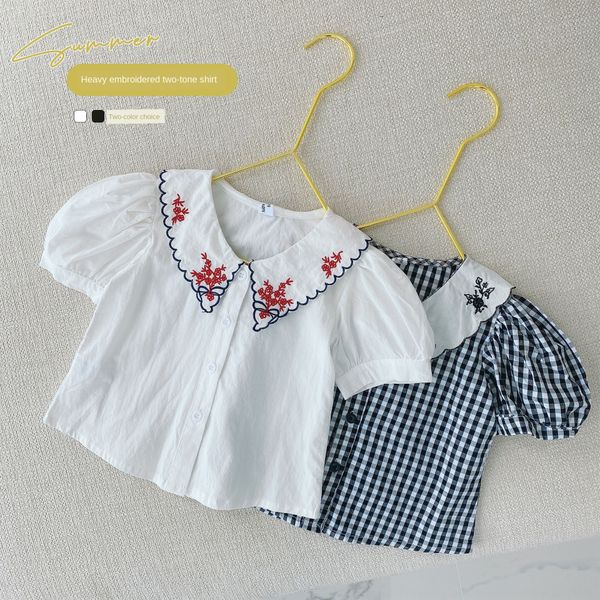 girlsplaid summer shirt thin 2020 new children's western style bubble sleeve baby hipster short sleeve shirt trendy, Blue
girlsplaid summer shirt thin 2020 new children's western style bubble sleeve baby hipster short sleeve shirt trendy, Blue