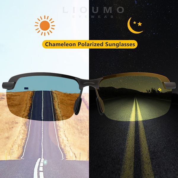 intelligent polarized pchromic sunglasses day night vision goggles driver eyeglasses men women yellow lens driving glasses t200108, White;black
intelligent polarized pchromic sunglasses day night vision goggles driver eyeglasses men women yellow lens driving glasses t200108, White;black