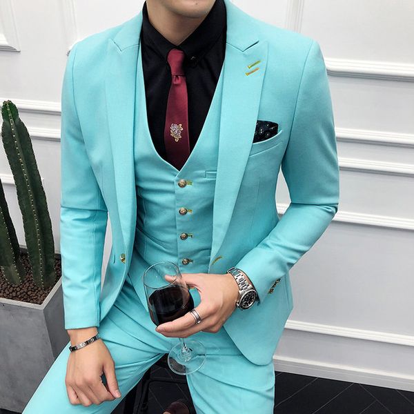 trendy men colorful fashion men's suit slim business dress tuxedo wedding dress men's suit casual wear men 3xl pink, White;black
trendy men colorful fashion men's suit slim business dress tuxedo wedding dress men's suit casual wear men 3xl pink, White;black