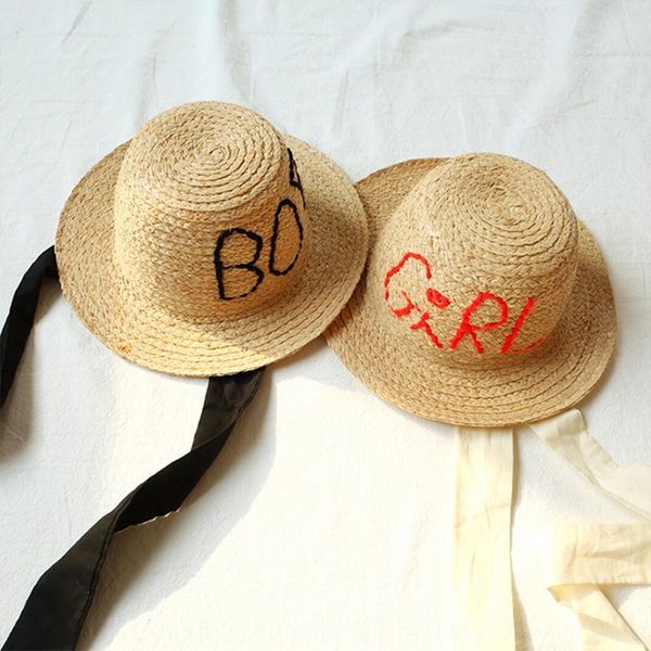 children's korean style letter embroidery male and female straw embroidered straw hat baby sunscreen beach holiday sun hat hat, Blue;gray
children's korean style letter embroidery male and female straw embroidered straw hat baby sunscreen beach holiday sun hat hat, Blue;gray