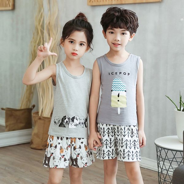 new suit cute printed shirt new cotton children's vest suit children's cotton cute printed vest shirtshirt shirt, Blue
new suit cute printed shirt new cotton children's vest suit children's cotton cute printed vest shirtshirt shirt, Blue