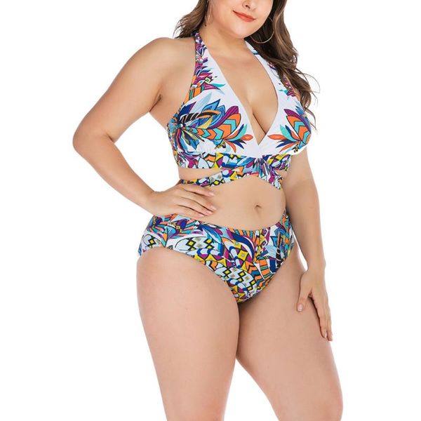 women halter print bikini sets backlesshigh waist bottom 2-piece summer bathing suits set female swimsuit swimwear, White;black
women halter print bikini sets backlesshigh waist bottom 2-piece summer bathing suits set female swimsuit swimwear, White;black