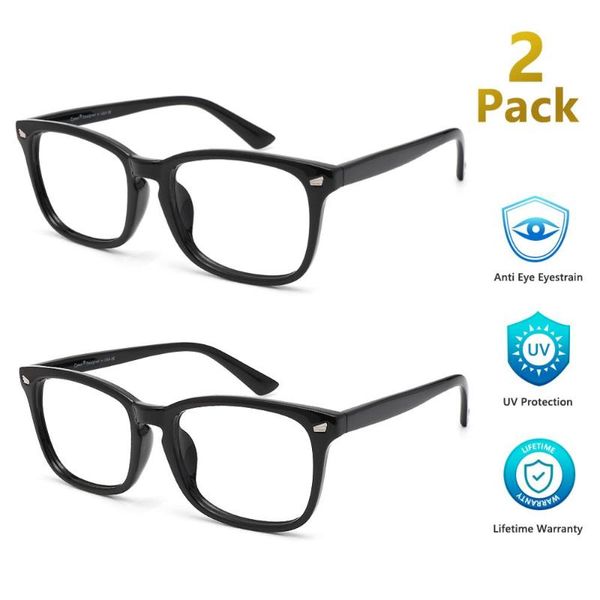 cyxus blue light blocking computer glasses 2 pack decrease eye eyestrain reading gaming eyewear (women/men) eyeglasses, White;black
cyxus blue light blocking computer glasses 2 pack decrease eye eyestrain reading gaming eyewear (women/men) eyeglasses, White;black