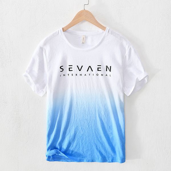 men's t-shirts gradient color casual t-shirt loose round collar lt26037, White;black
men's t-shirts gradient color casual t-shirt loose round collar lt26037, White;black