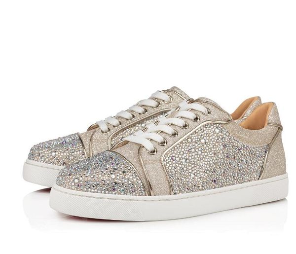 designer sneaker iridescent glitter red bottom shoes men women's flat red sole shoes low sneaker lace-up casual leisure trainer footwea, Black
designer sneaker iridescent glitter red bottom shoes men women's flat red sole shoes low sneaker lace-up casual leisure trainer footwea, Black