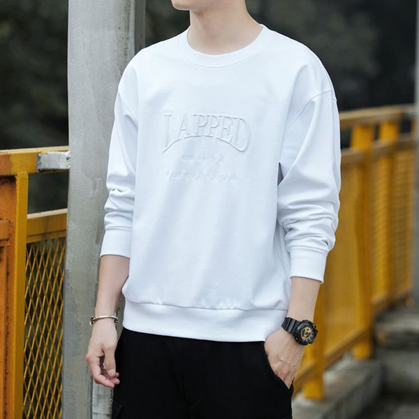 g0zom autumn new men's round neck long-sleeved sweater pullover loose sports base pullover sweat sweatshirt shirt korean style trendy m, Black
g0zom autumn new men's round neck long-sleeved sweater pullover loose sports base pullover sweat sweatshirt shirt korean style trendy m, Black
