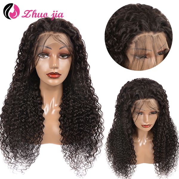 zhuo jia water wave lace front human hair wigs pre plucked brazilian hair wigs for women remy 250 density 360 lace frontal wig, Black
zhuo jia water wave lace front human hair wigs pre plucked brazilian hair wigs for women remy 250 density 360 lace frontal wig, Black