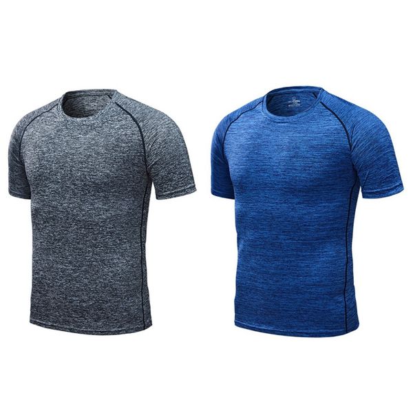 men women sports shirt quick-dry elastic round neck short sleeve breathable yoga sports running shirts summer fitness, Black;blue
men women sports shirt quick-dry elastic round neck short sleeve breathable yoga sports running shirts summer fitness, Black;blue