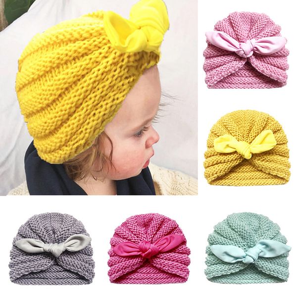 cute bow baby girl hat knitted ears newborn baby boy hat turban bonnet winter warm kids head wrap beanie muts, Yellow
cute bow baby girl hat knitted ears newborn baby boy hat turban bonnet winter warm kids head wrap beanie muts, Yellow