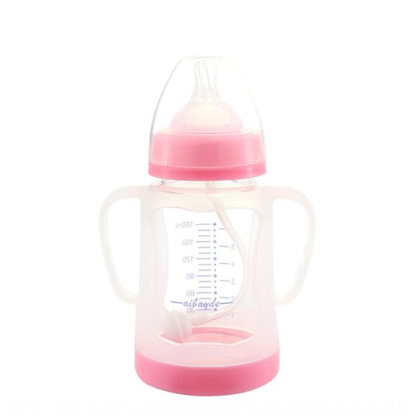 bear newborn wide mouth borosilicate milk bottle baby with handle explosion-proof glass baby milk bottle 180ml
bear newborn wide mouth borosilicate milk bottle baby with handle explosion-proof glass baby milk bottle 180ml