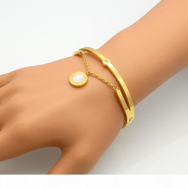 k fashion new stainless steel roman black and white bracelet jewelry cuff 18k rose gold plate bangles bracelets for women love bracelet
k fashion new stainless steel roman black and white bracelet jewelry cuff 18k rose gold plate bangles bracelets for women love bracelet