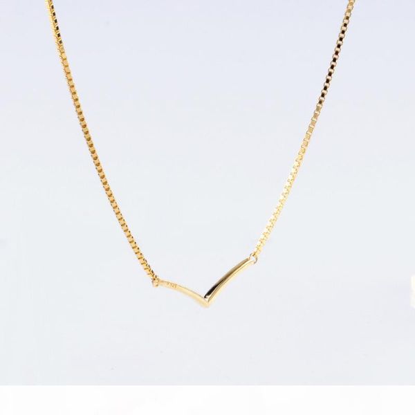 18k yellow gold plated polished wishbone necklace women gift jewelry for pandora 925 sterling silver gold chain necklaces with original box
18k yellow gold plated polished wishbone necklace women gift jewelry for pandora 925 sterling silver gold chain necklaces with original box