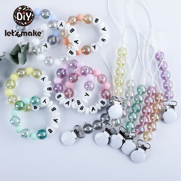 let's make 5pcs/set acrylic beads baby pacifier chain holder baby rattle crib mobiles stroller accessories toys
let's make 5pcs/set acrylic beads baby pacifier chain holder baby rattle crib mobiles stroller accessories toys