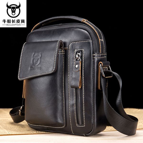 cross body bullcaptain genuine leather men shoulder crossbody bags cow fashion handbag brand casual men's messenger bag black
cross body bullcaptain genuine leather men shoulder crossbody bags cow fashion handbag brand casual men's messenger bag black