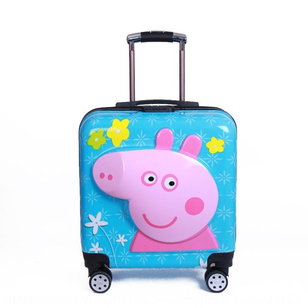cartoon pattern pig children's trolley case trolley case 20-inch universal wheel code lock boarding gift box, White
cartoon pattern pig children's trolley case trolley case 20-inch universal wheel code lock boarding gift box, White