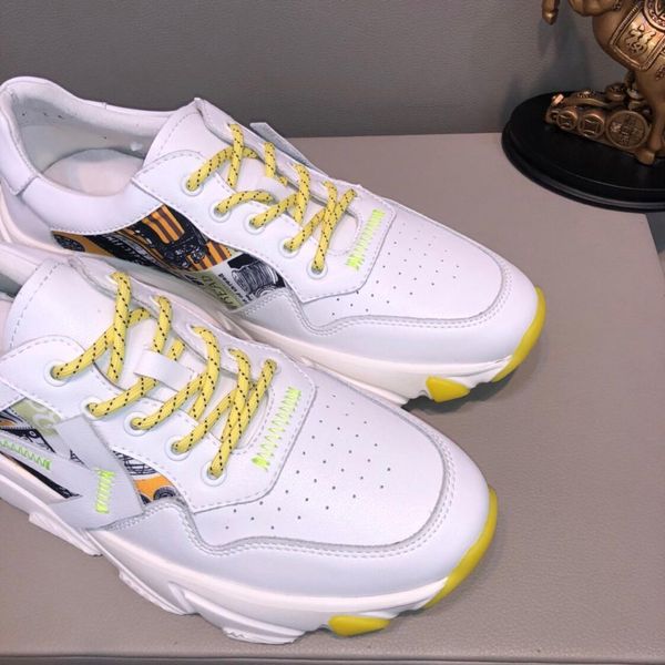 2019u new limited edition men's platform sports shoes, fashion wild white shoes, breathable lace low shoes, original box packaging: 38, Black
2019u new limited edition men's platform sports shoes, fashion wild white shoes, breathable lace low shoes, original box packaging: 38, Black