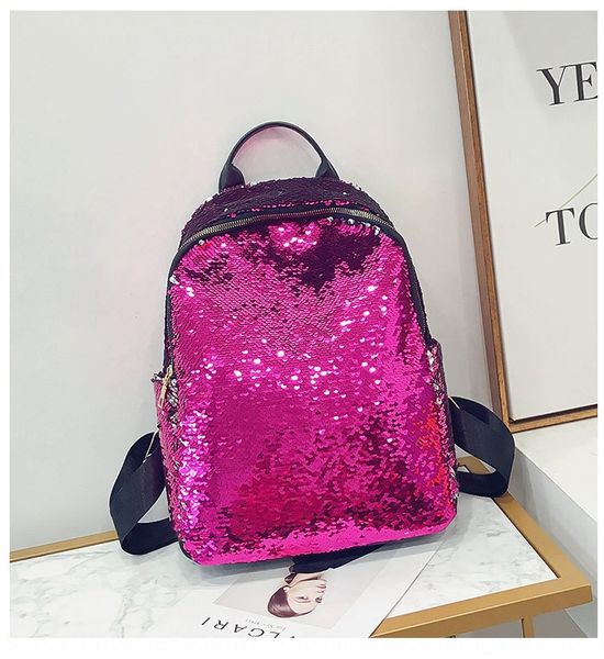 2019 new sequined backpack fashion all-match student school travel bag leisure travel bag
2019 new sequined backpack fashion all-match student school travel bag leisure travel bag