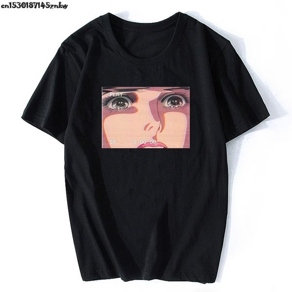 men's t-shirts sad retro anime crying eyes vaporwave t-shirt short sleeve tshirt casual tees harajuku streetwear aesthetic clothes p37, White;black
men's t-shirts sad retro anime crying eyes vaporwave t-shirt short sleeve tshirt casual tees harajuku streetwear aesthetic clothes p37, White;black