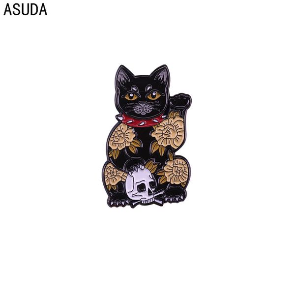 japanese lucky cat brooch and skull enamel pins men and women fashion jewelry gifts anime movie novel lapel badges, Gray
japanese lucky cat brooch and skull enamel pins men and women fashion jewelry gifts anime movie novel lapel badges, Gray