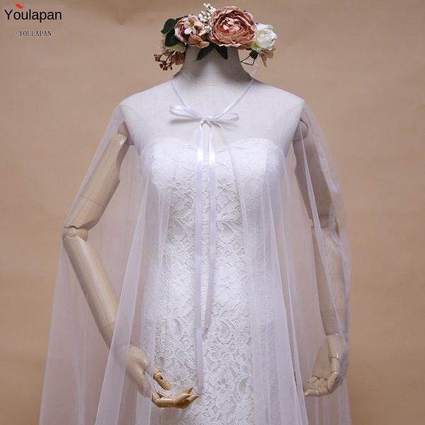 yulapan bride's tailed cloak shawl gauze cloak korean style simple temperament wedding evening shawl g16, Blue;gray
yulapan bride's tailed cloak shawl gauze cloak korean style simple temperament wedding evening shawl g16, Blue;gray