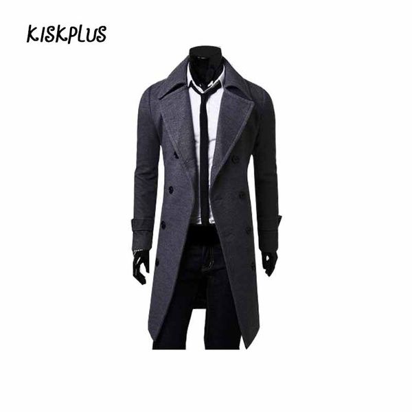kiskplus the new fashion men's woolen coat long section of double-breasted coat lapel leisure #1726342, Tan;black
kiskplus the new fashion men's woolen coat long section of double-breasted coat lapel leisure #1726342, Tan;black