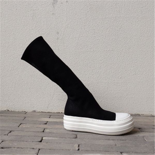 ladies boots black denim women mid claf boots breathable shoes high platform 19#25/20d50
ladies boots black denim women mid claf boots breathable shoes high platform 19#25/20d50
