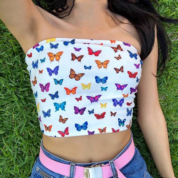 new summer women butterfly letter print tube strapless white bandeau sleeveless bra underwear wrap chest size s l
new summer women butterfly letter print tube strapless white bandeau sleeveless bra underwear wrap chest size s l