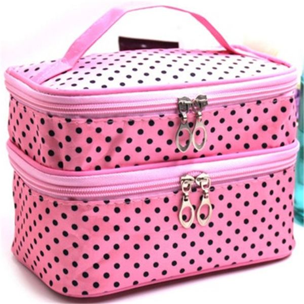 hm002 wave point handbag double dot makeup bags cosmetic bags and cases makeup case organizer bagdhl, Blue;pink
hm002 wave point handbag double dot makeup bags cosmetic bags and cases makeup case organizer bagdhl, Blue;pink