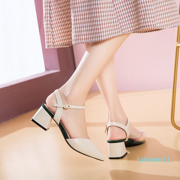 closed toe sandals all-match slip-on loafers summer women's female shoe high heels fashion womens shoes 2020 elastic ladies for l11, Black
closed toe sandals all-match slip-on loafers summer women's female shoe high heels fashion womens shoes 2020 elastic ladies for l11, Black